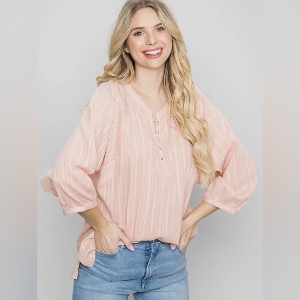 Spring is in the air pink lightweight top